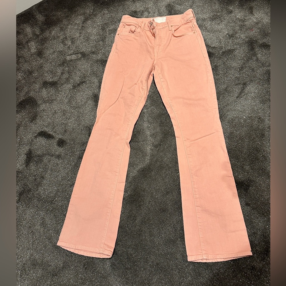MOTHER pink jeans